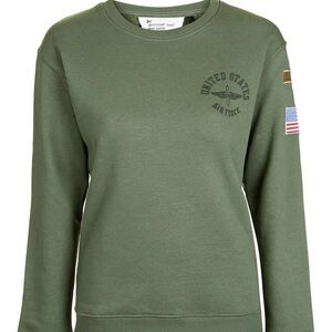 Tee and Cake United States Air Force olive green sweatshirt